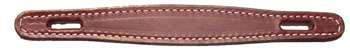 "F" STYLE FLAT BROWN LEATHER